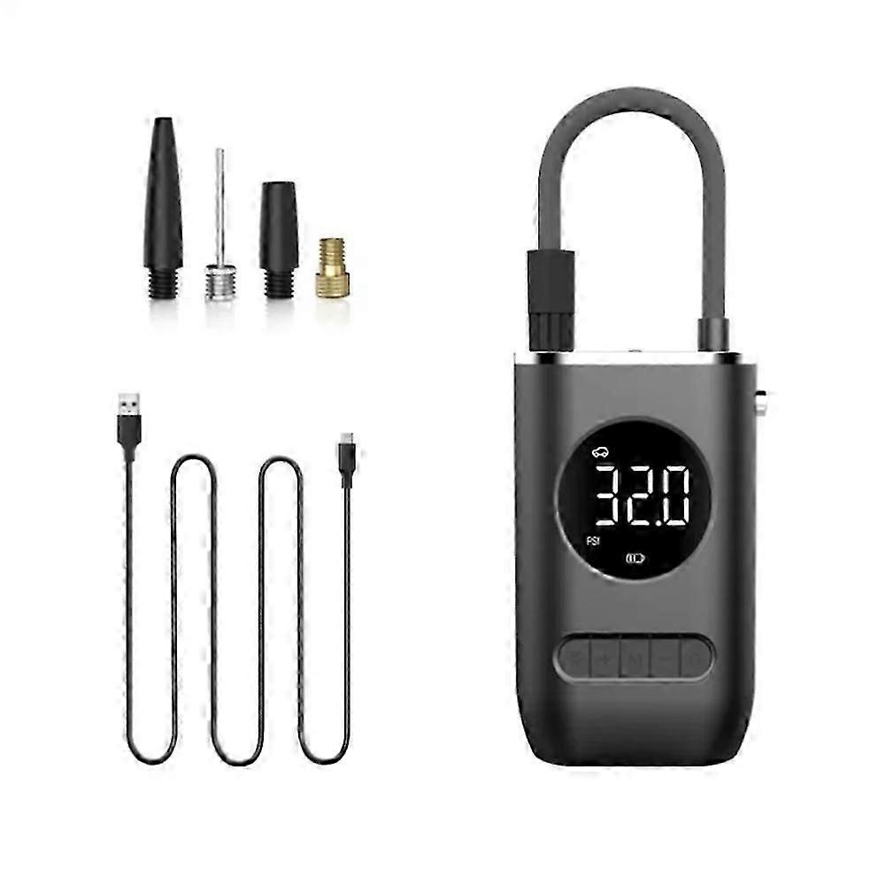 CZK-3668 משאבת אוויר ניידת לרכב כיבוי אוטומטי ניפוח צמיגים אלחוטי נטען - שחור