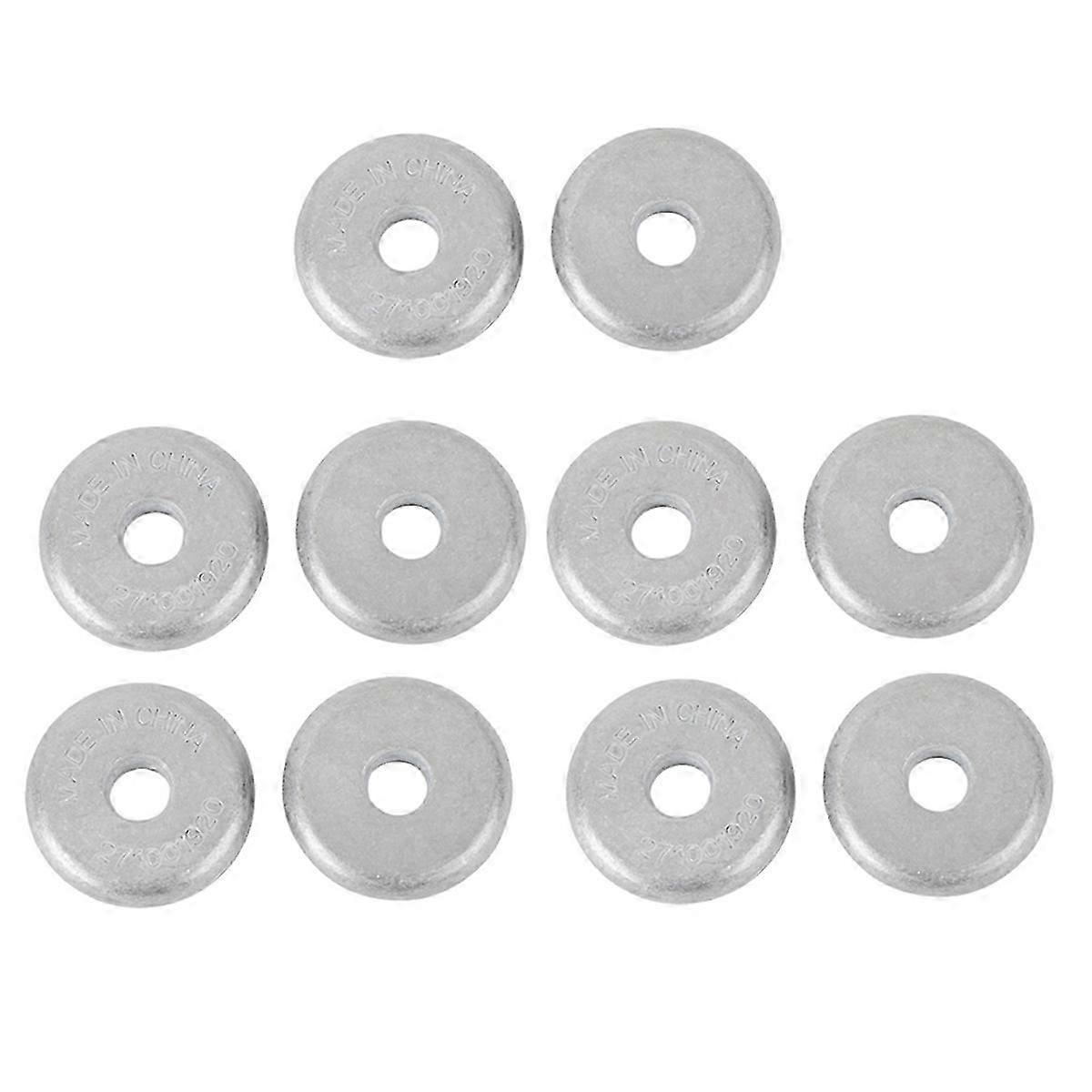 10Pcs Motorboat Anode Anti-Corrosion Zinc Block 271001920 for Sea-Doo BRP RXP RXT GTI GTX Anode Zinc Edition 0708