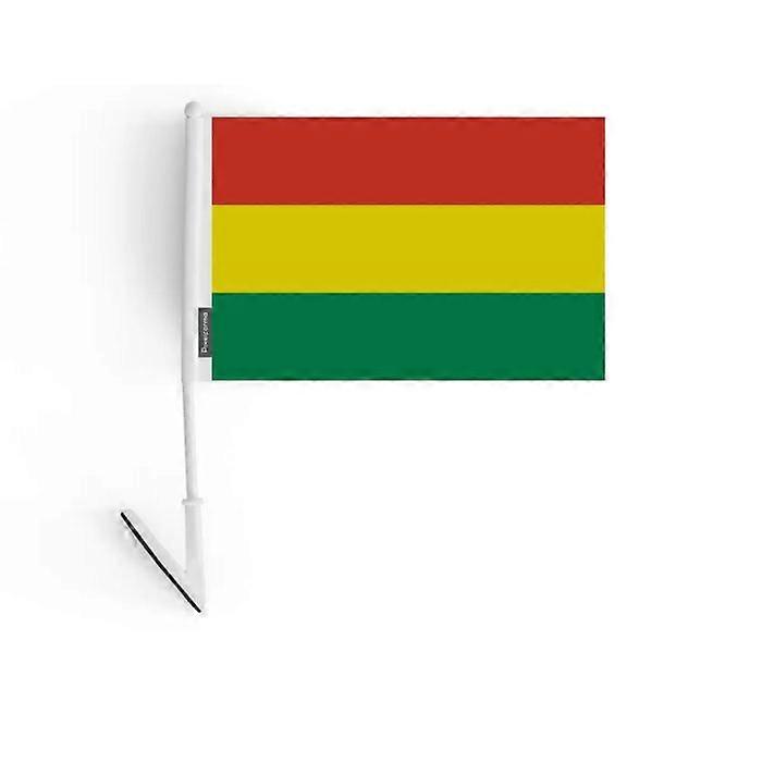 Adhesive Flag – Bolivia – 14 x 21 cm – Soft Polyester – Easy to Stick – 5 pieces