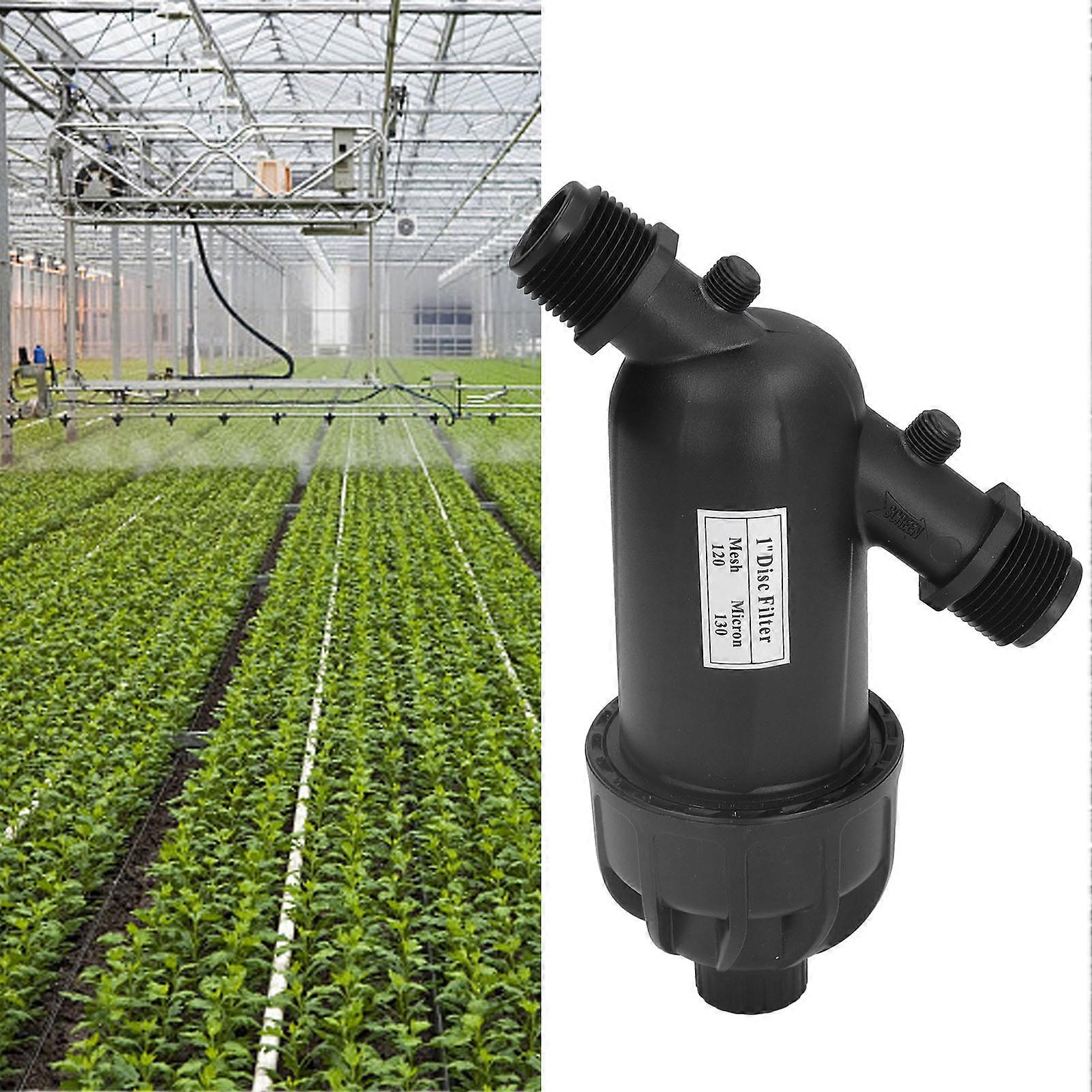 Irrigation Filter Lamination G1 External Thread 120 Mesh 8Bar Maintenance Cost Spray System Filter