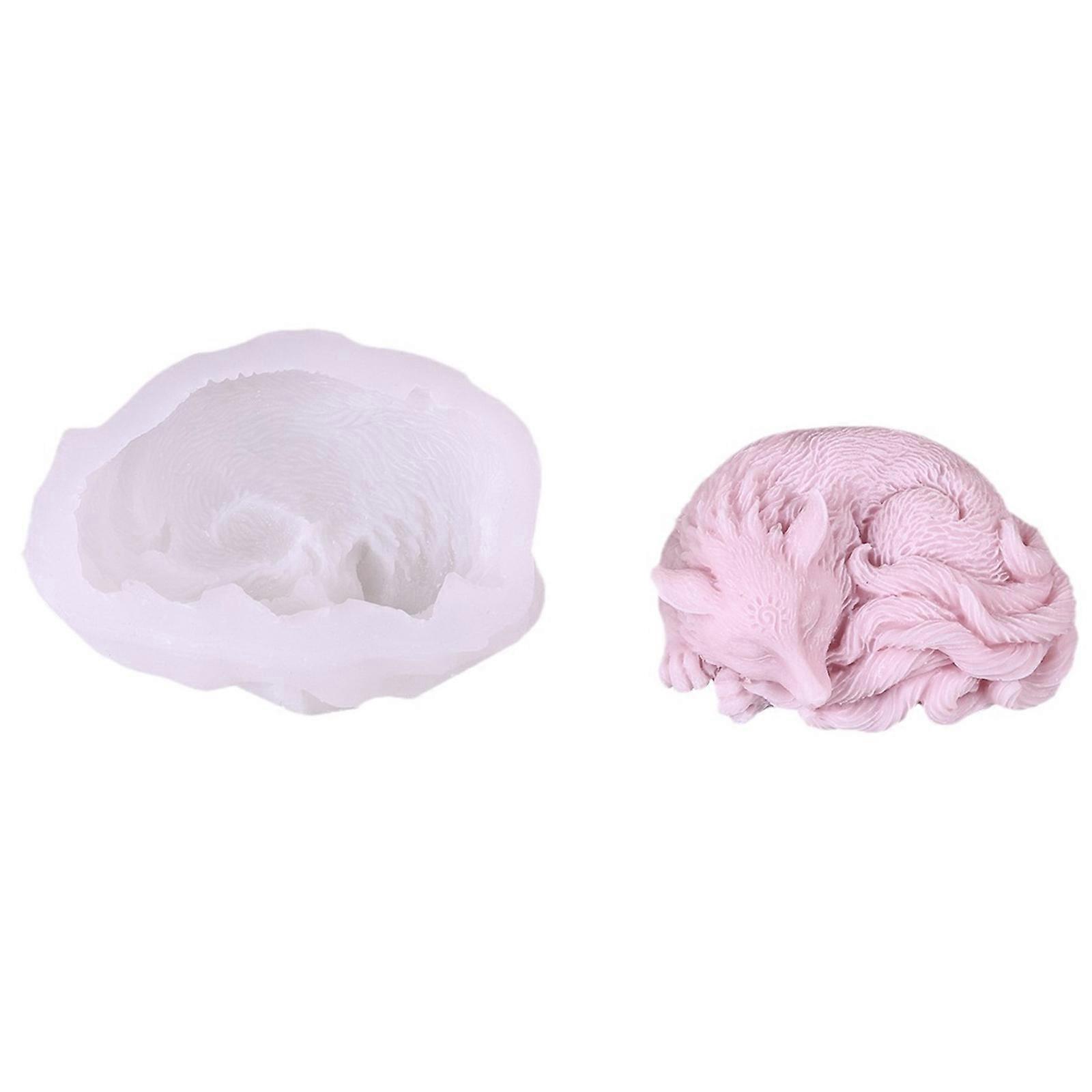 עובש נרות יציקות חמודות תבניות DIY 3D סיליקון עובש עדין נר סיליקון עבודות יד תבניות להכנת נרות