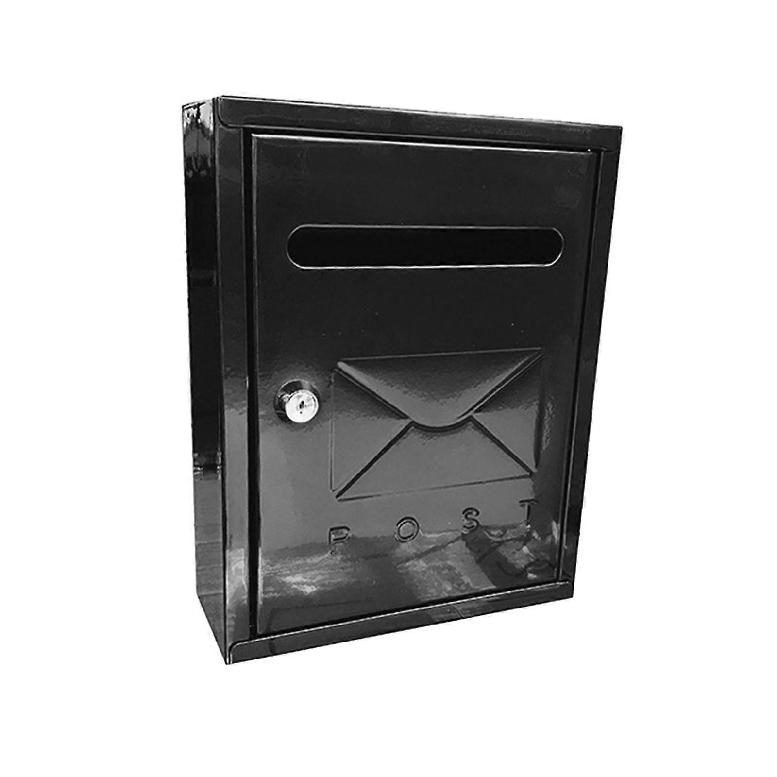 Outside Wall Mount Mailbox with Key Lock with Slot Versatile Sturdy Easily