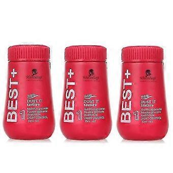 3x Caraele 10g Schwarzkopf Osis+ Dust It Mattifying Volume Powder New