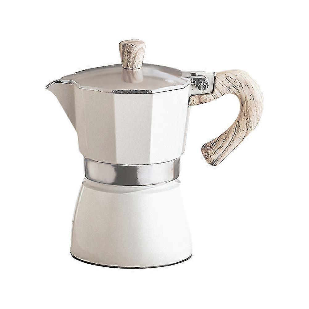 1 قطعة وعاء موكا أبيض لتخمير قهوة الإسبريسو يدويا ، 15 × 12 × 10 سم