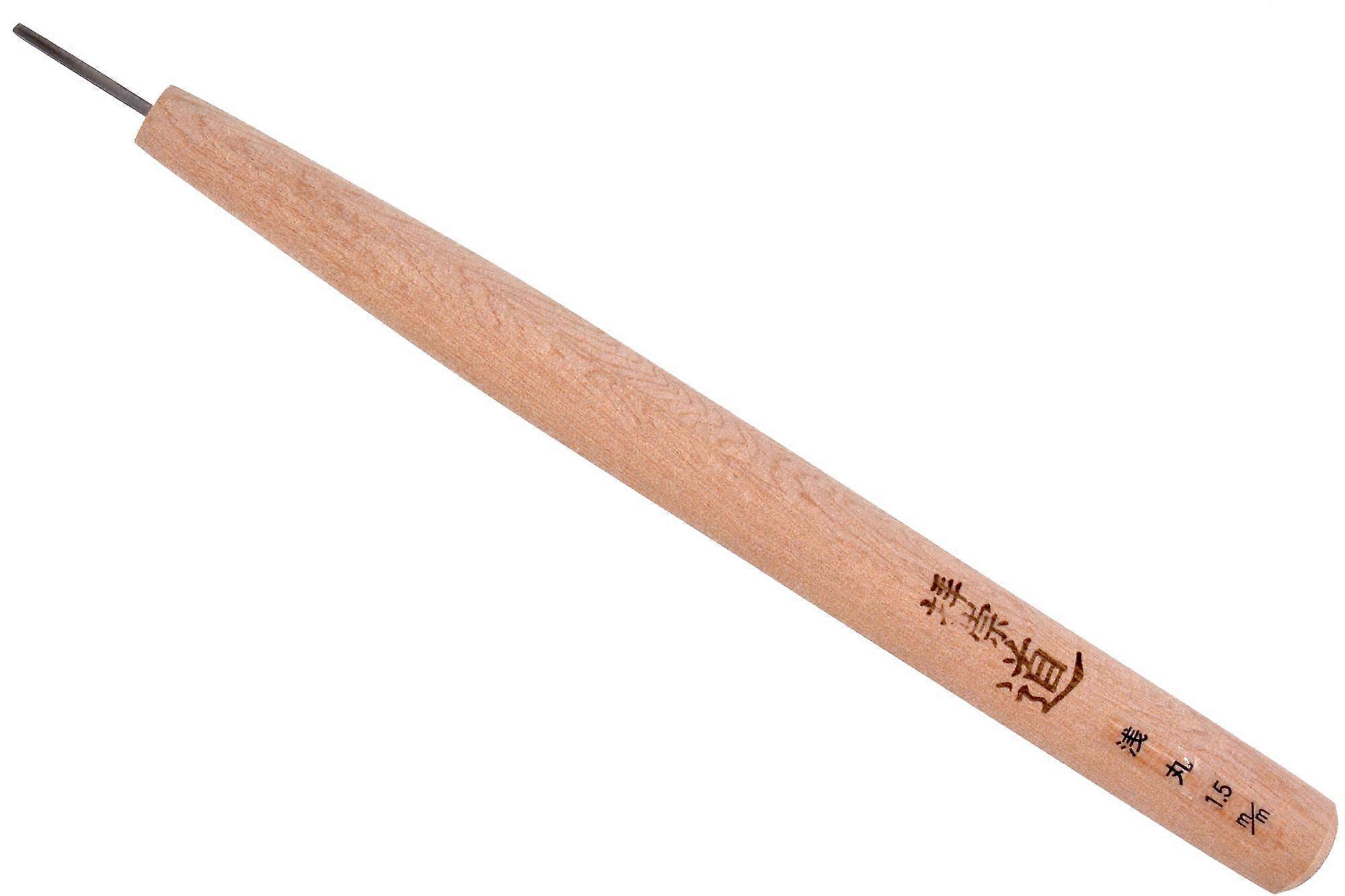Michihamono Shallow U Gouge 1.5mm Micro Wood Carving Chisel Woodworking Tool
