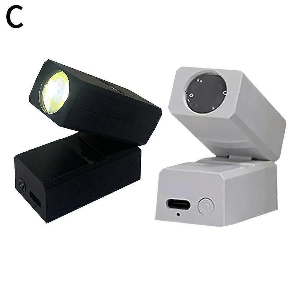 Combination Pack (C)$ Rechargeable Magnetic Projector Lamp Earth Moon Projector Lamp Mini Halloween Photo Props Night Light
