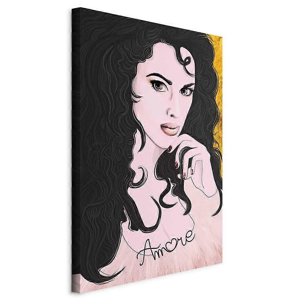 Leinwandbild - Amore Mio (1 Teil) Vertikal