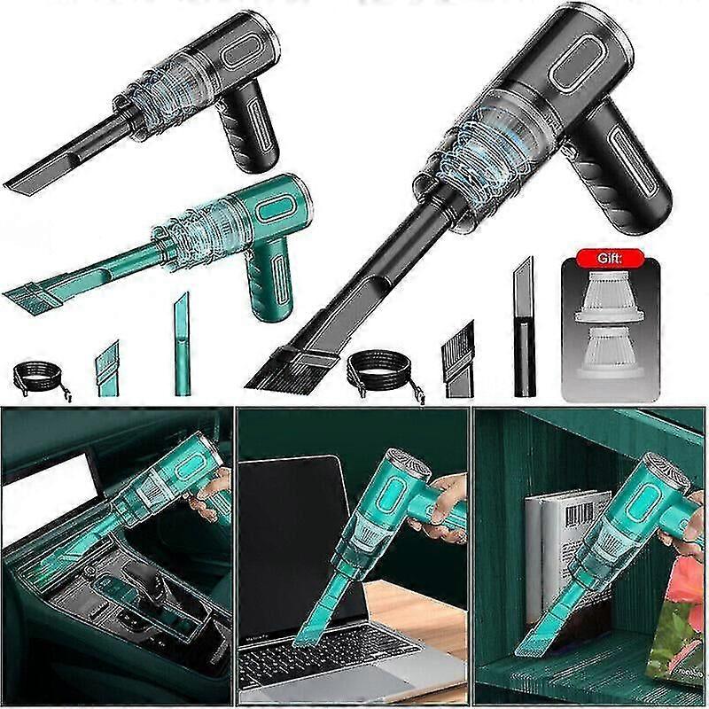 コードレスウェットドライ掃除機29000Paハンドヘルド家庭用車ペットヘアクリーニング用