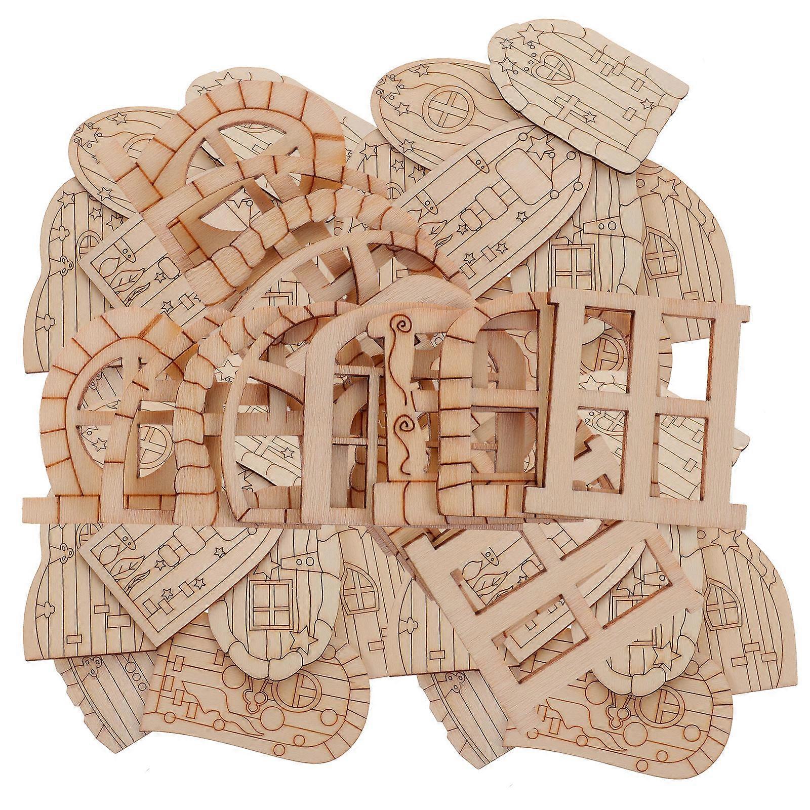 Handmade Craft Materials, Wooden Door Blanks, Encourage Creativity