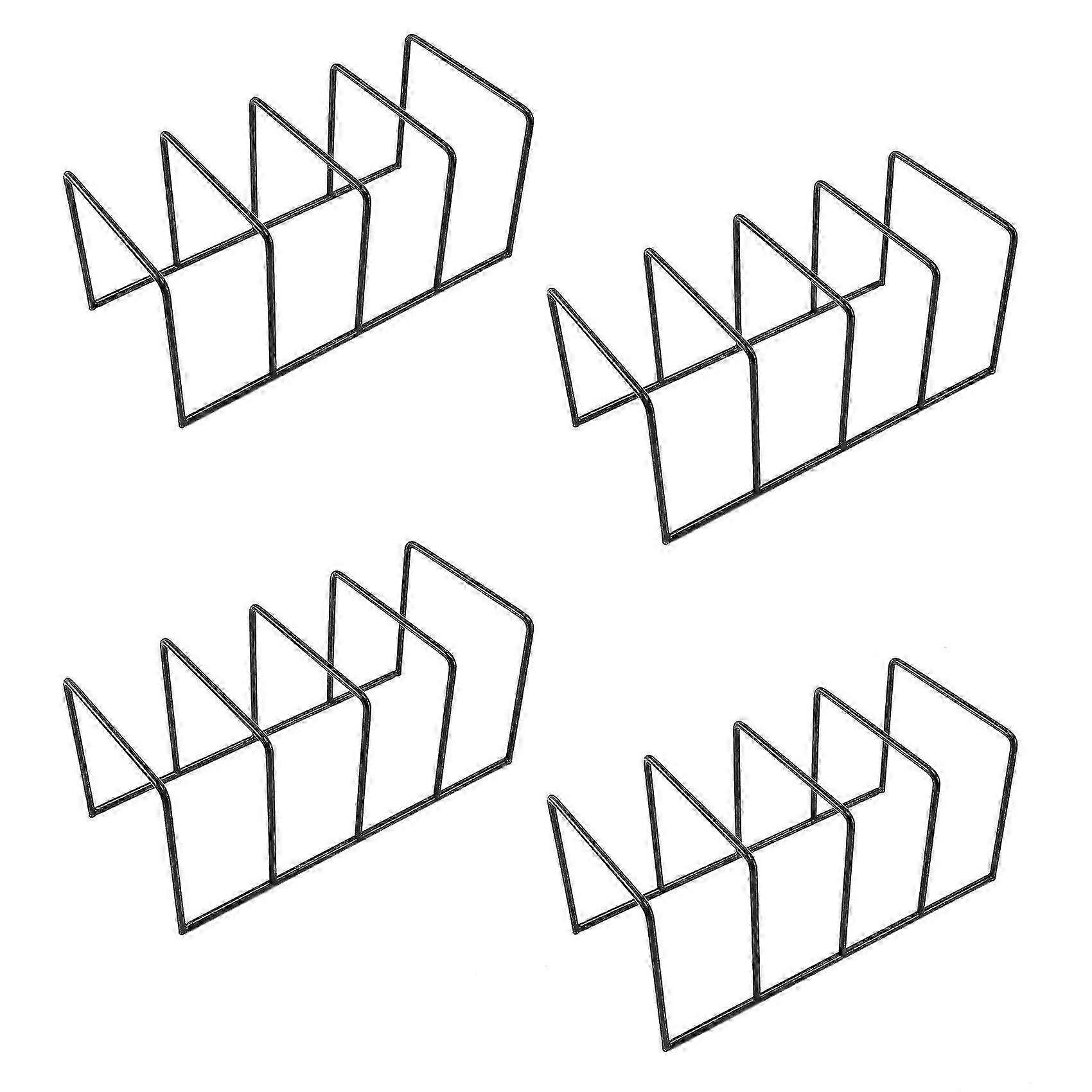 2025 4x Metal Vinyl Record Display Shelf Turntable Storage Shelf Exhibit Stand Holder A