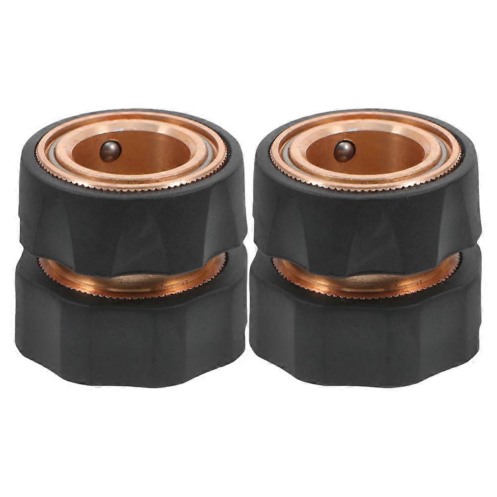 Aluminium Alloy Leakproof Garden Fittings Quick Release Water Hose Adapter For Garden Enthusiasts 3.60X3.60X3.20CM 2Pcs