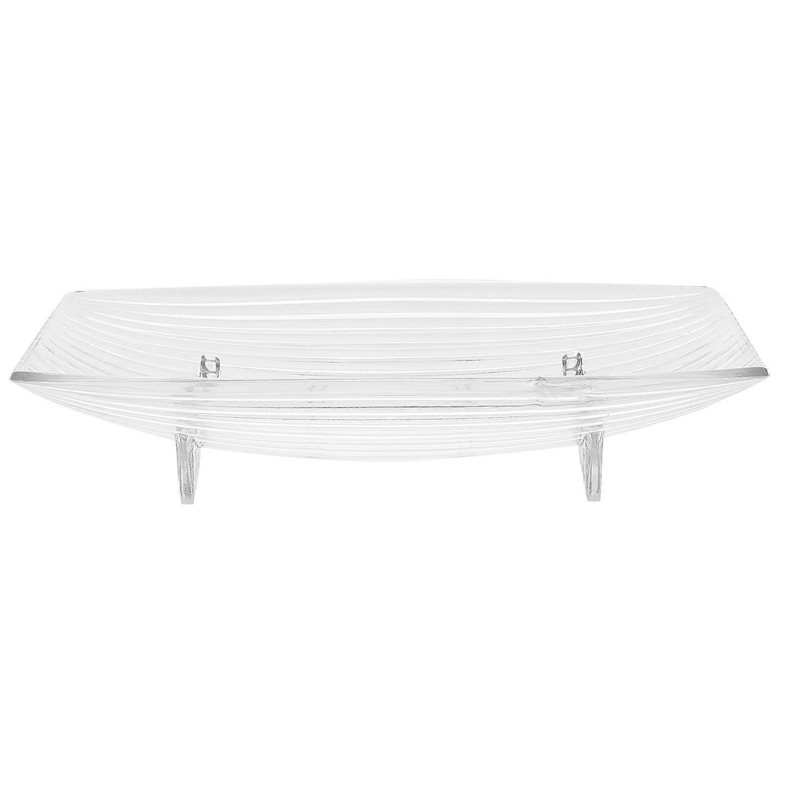 Soap Tray Shower Use Bathroom Accessories Square Shape Self Draining 15.00X9.00X3.00CM Portable Soap Dish 1Pack