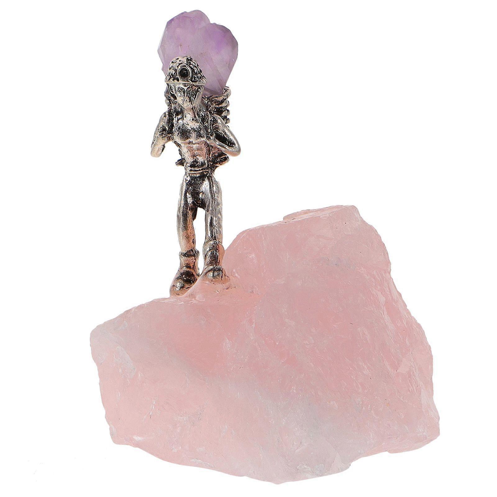 קריסטל אבן כורה גב סל דמות קריסטל אבן אשכול עיצוב הבית