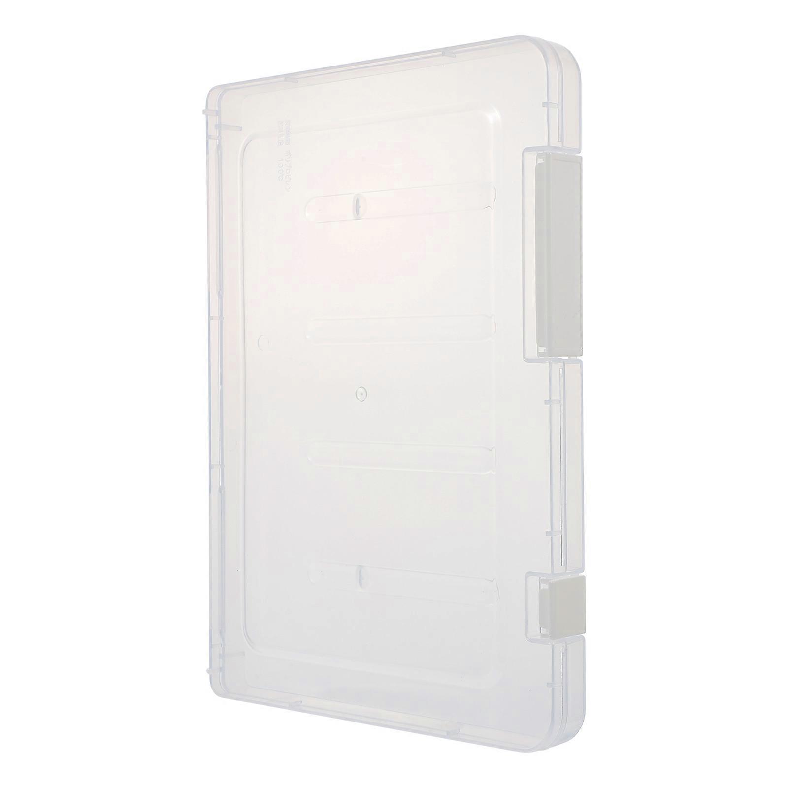 1Pc Portable Plastic Storage Holder Office Desktop Organizer File Holder As Shown