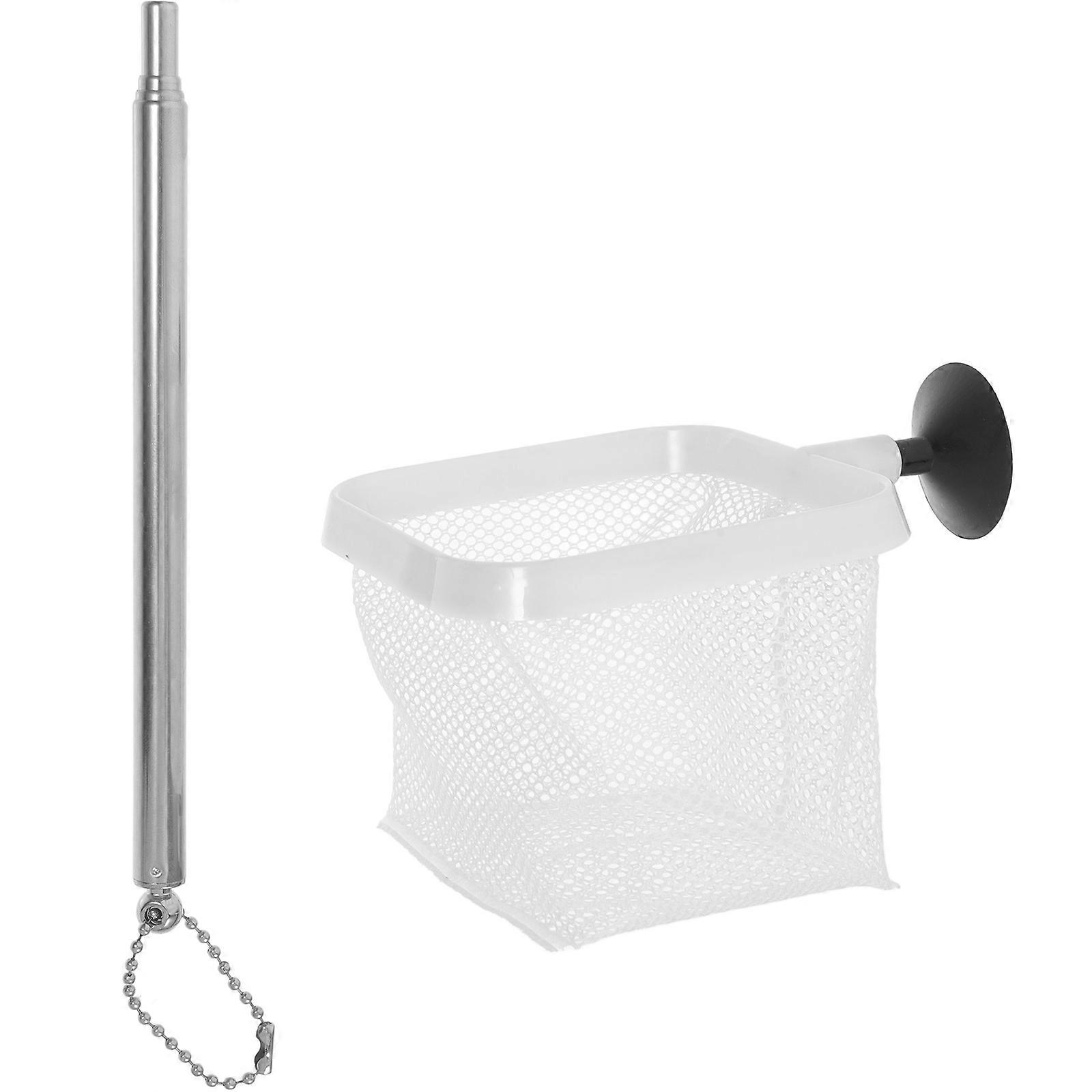 Telescope Fishing Net Foldable Fish Net for Beginners 24.00X7.80X7.00cm Extendable 1Pack