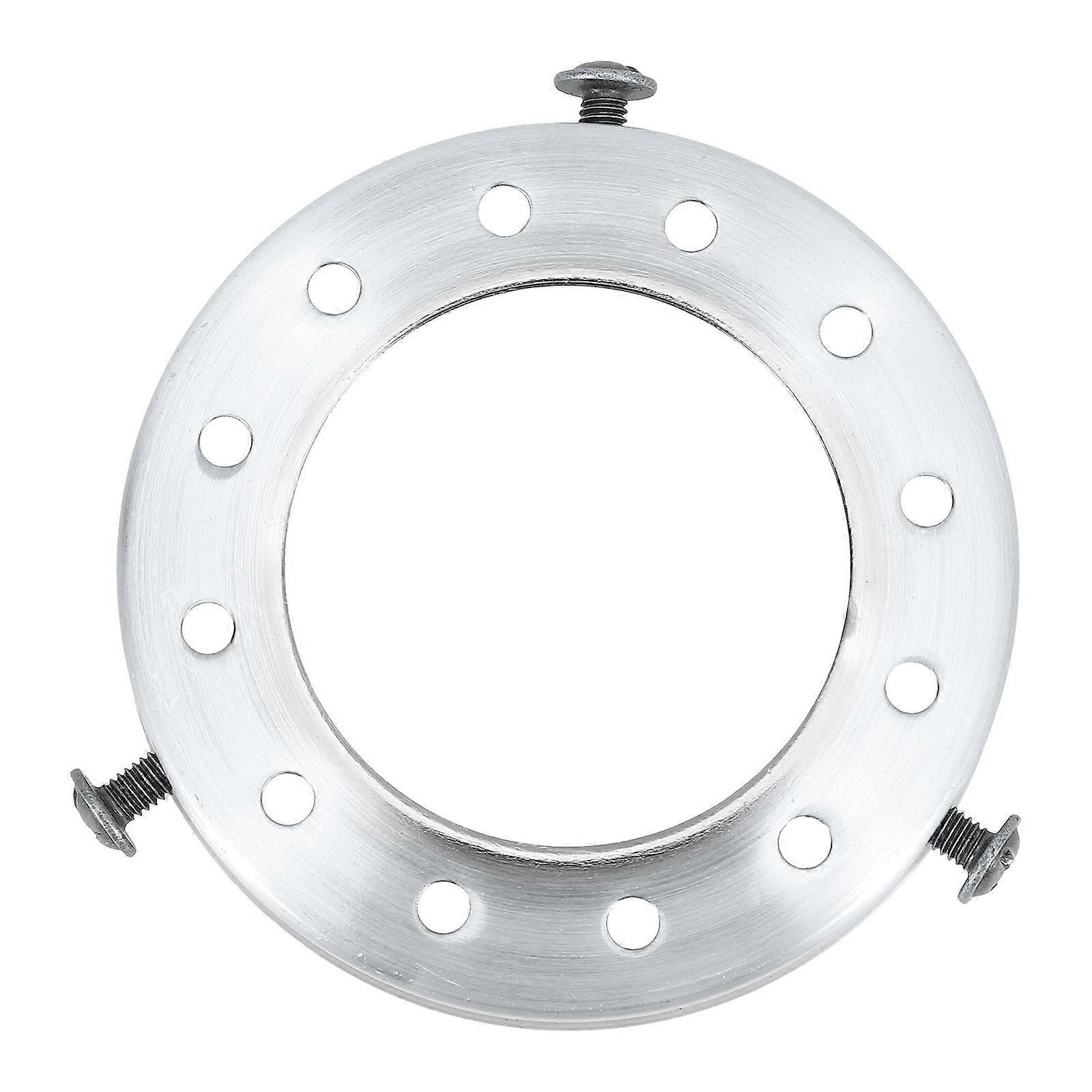 Lampshade Fittings Lamp Shade Holder Household Lampshade Socket Retainer Silver 7.00X7.00X1.20CM Round Quick Installation 1Set