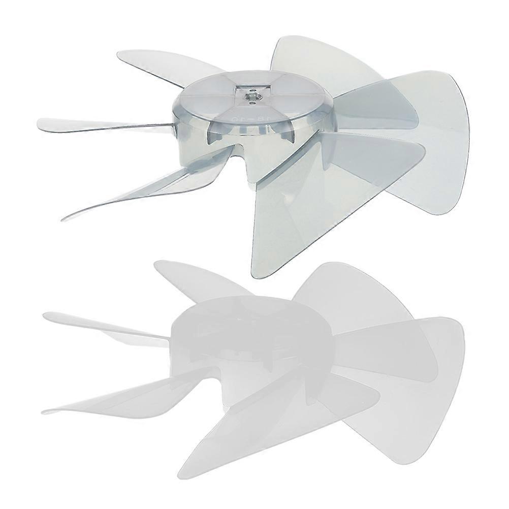 2pcs Replacement Fan Leaves for Table & Floor Fans – Easy Installation, Quiet Operation, Transparent/White/Black