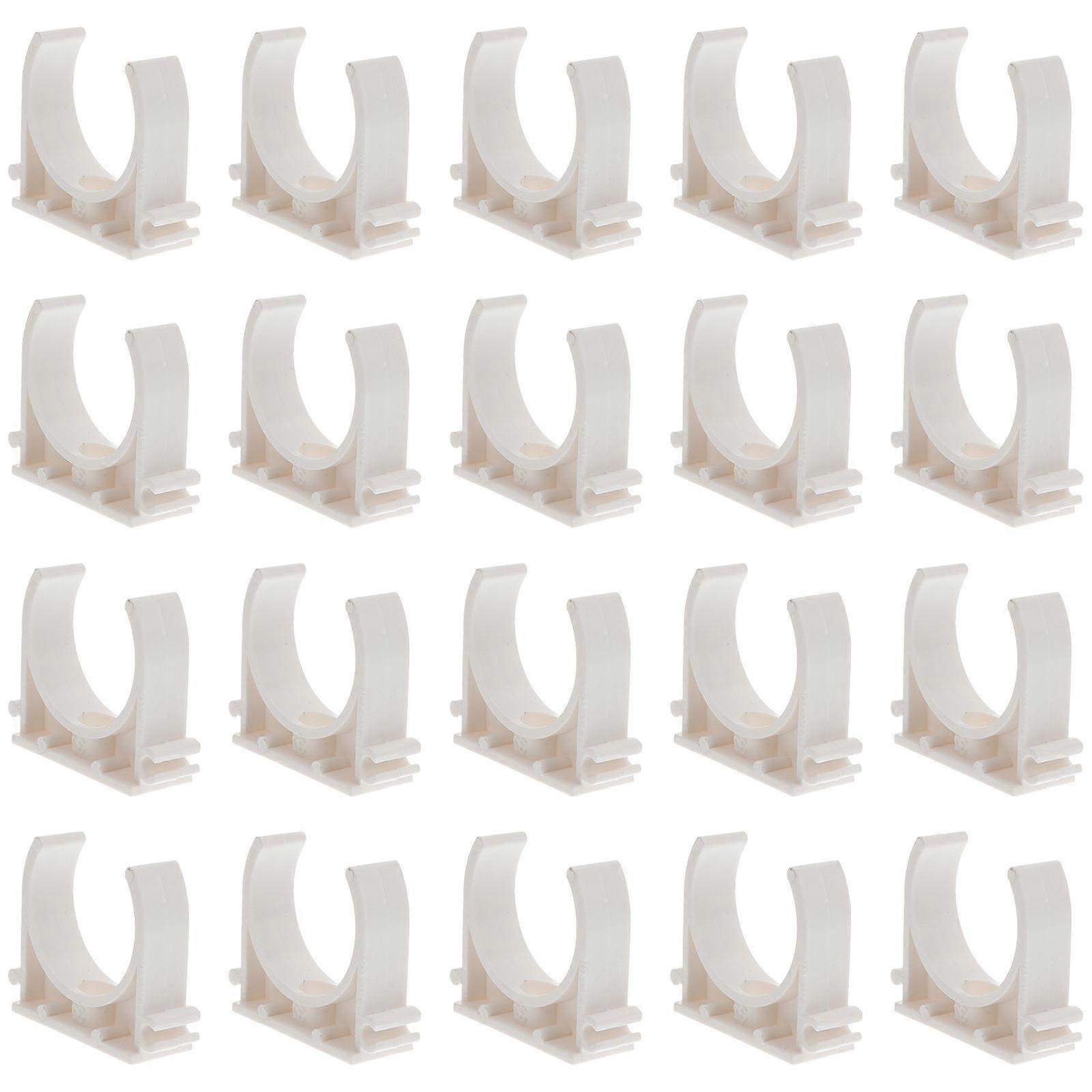 Clamp for Pipe Pipe Support Holder Clamps Gas Pipe Installation Corrosion Resistance 100Pcs