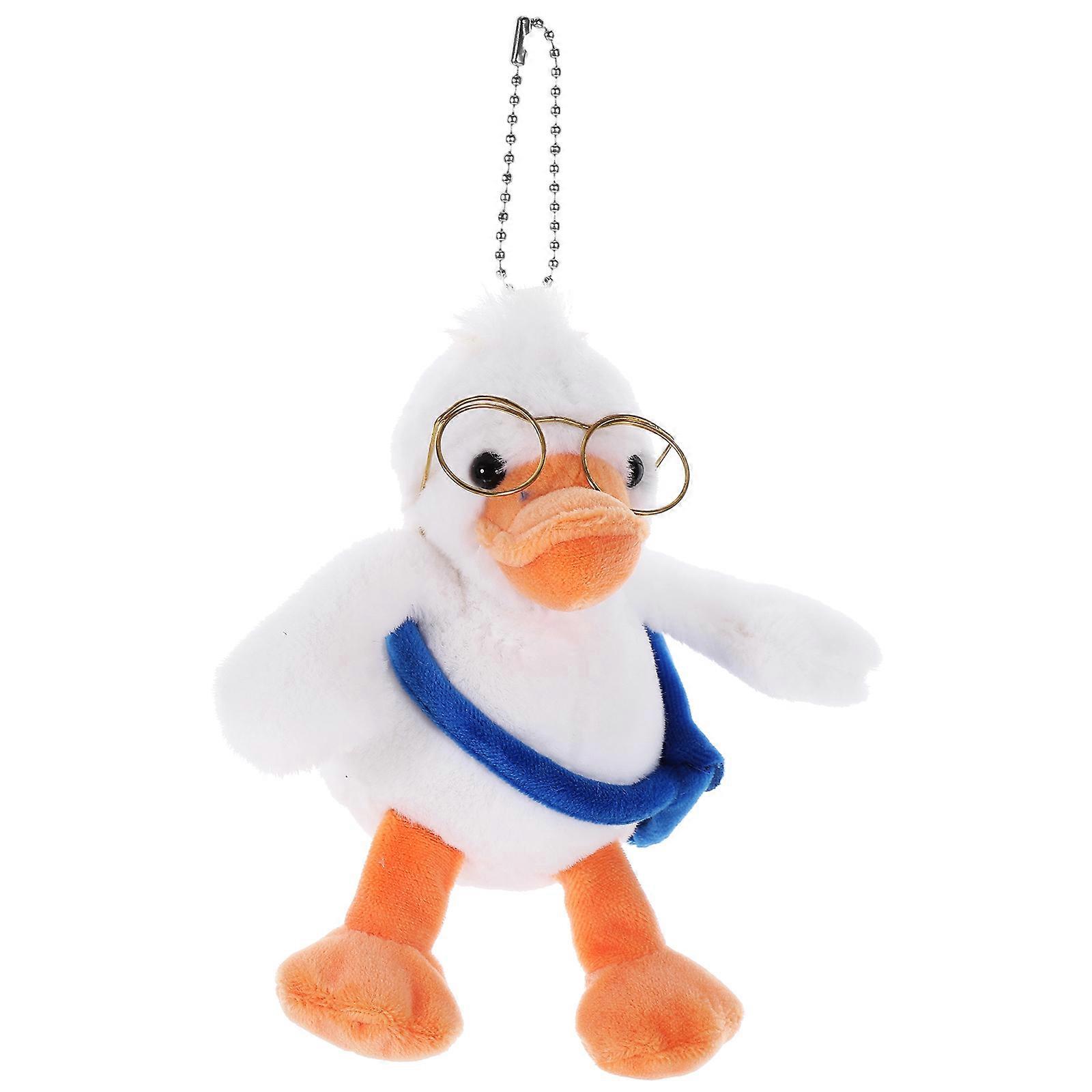 Duck Keyring Pendant Plush Keyrings Handbag Pendant 1Set 14X12X10CM