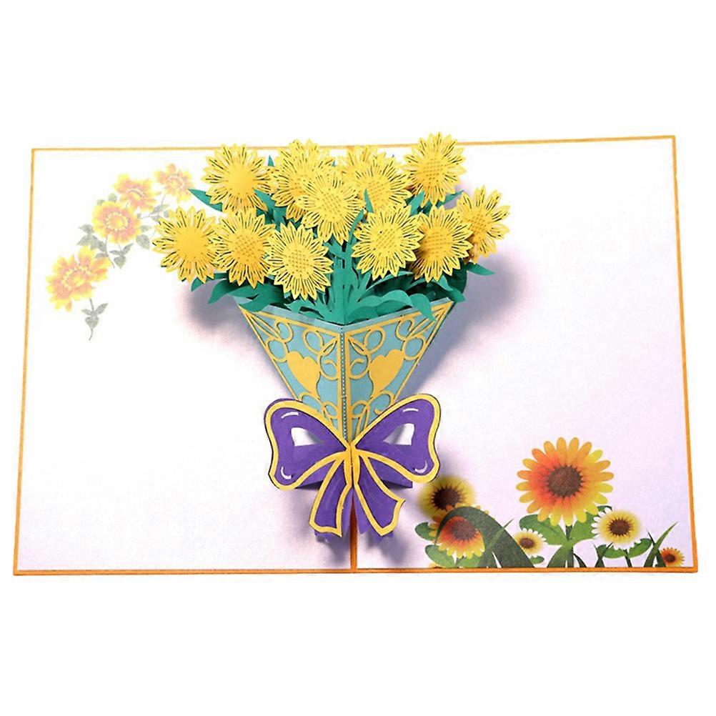 Paper Folding Bouquet Greeting Graduation present Assorted Color 20 x 15 x 2 Cm 1Set