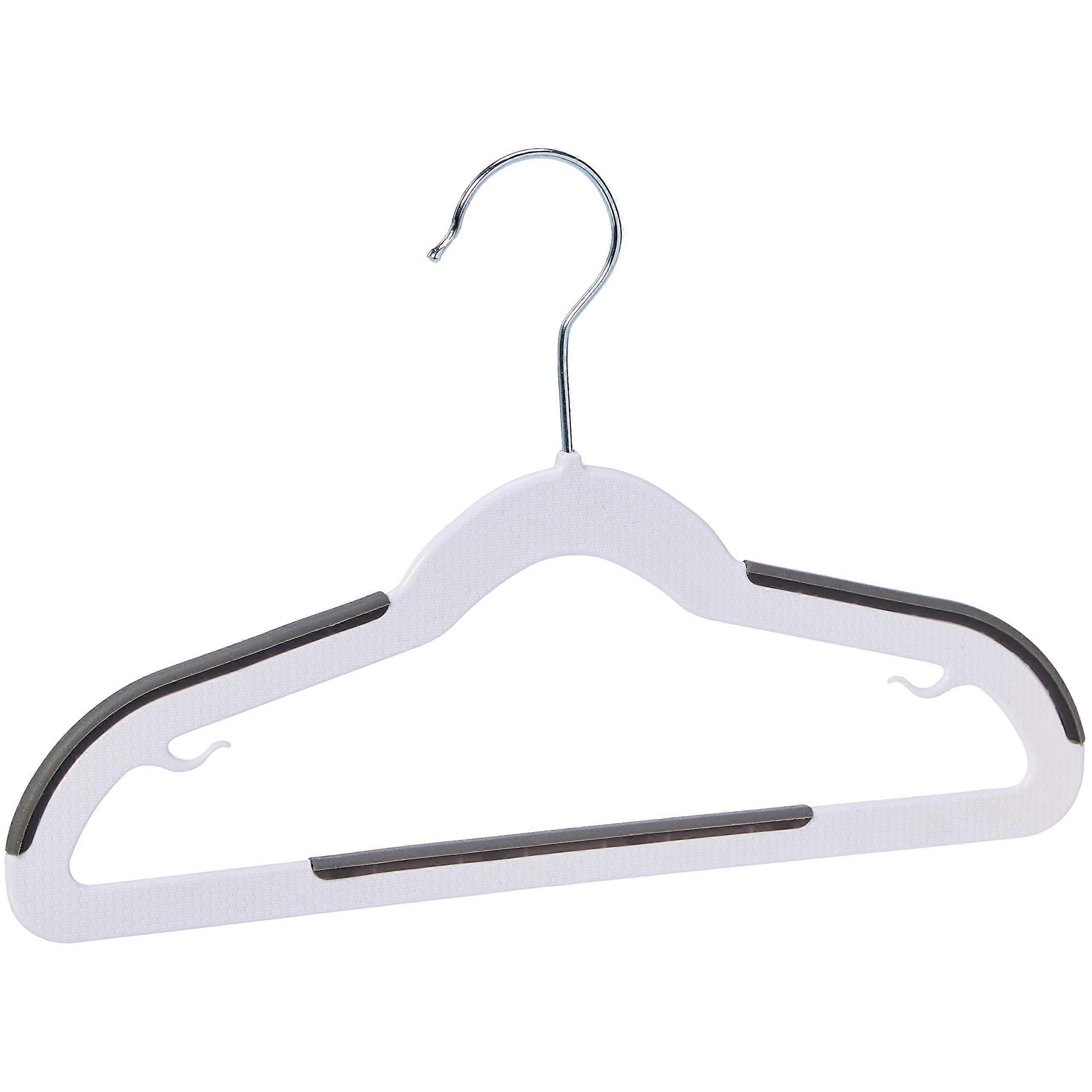 Plastic Kids Hangers, 20-Pack, White
