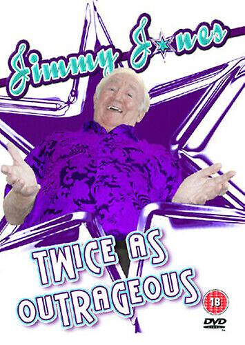 Jimmy Jones Twice As Outrageous DVD (2005) Jimmy Jones cert 18 - Region 1
