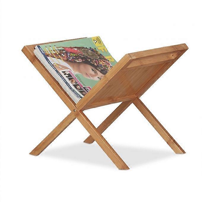 Bamboo magazine rack