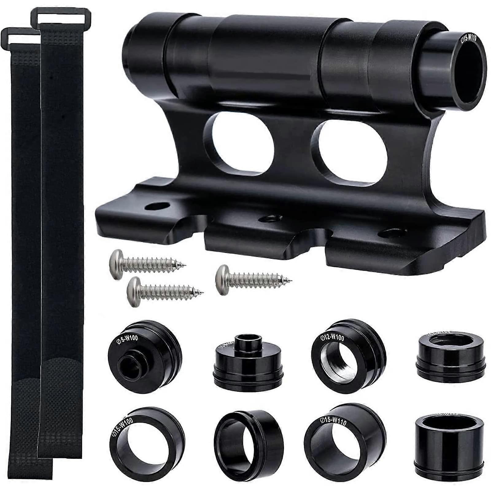 Bicycle Front Fork Mounting Block, Quick Release Fork Holder for Truck Trailer Bicycle Rack, Compatible with Flat Surfaces