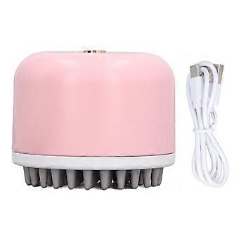 Cat Massage Brush Electric Pet Head Scalp Massager Bevorder Circulatie Draagbare Hond Grooming Brush Roze
