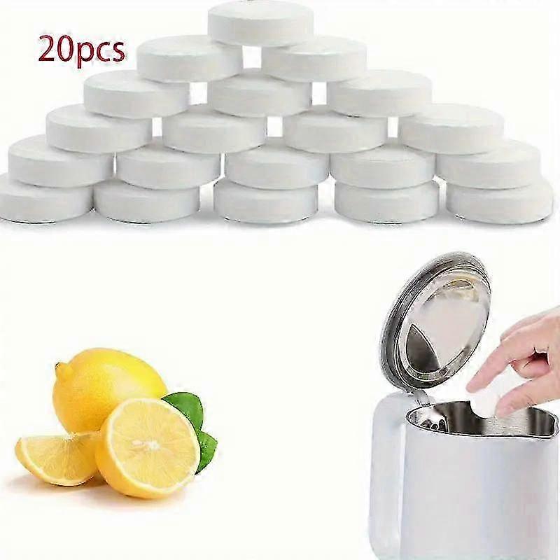 10/20/30pcs Citric Acid Descaler Tablets for Coffee Machines, Water Dispensers, Kettles, Fresh and Effective Cleaning Solution