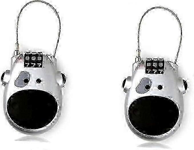 Cow Anti-theft Lock for Helmets, Bicycles, and Luggage with Password Protection