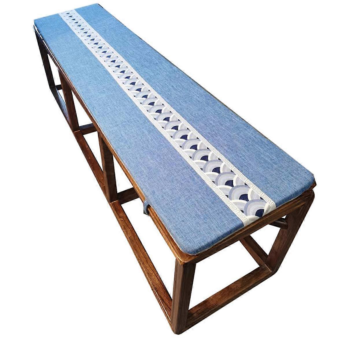 Foam Bench Cushion NonSlip with Ties for Swing, 23 Seater, 120cm