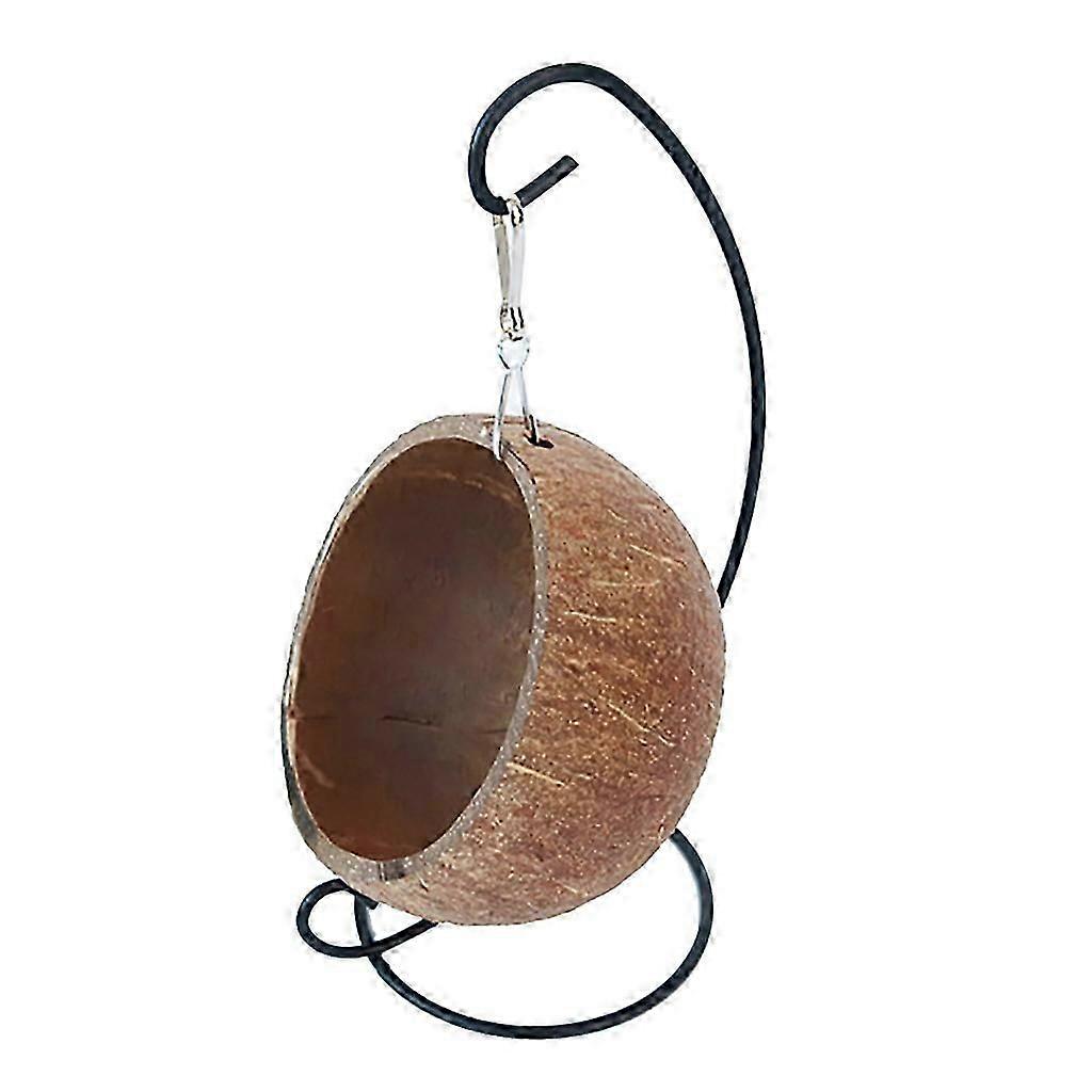 Coconut Hut Hamster House Hanging Hammock with Stand Hideout Bed for Guinea Pigs Chipmunk Pups Playing Sleeping Climbing