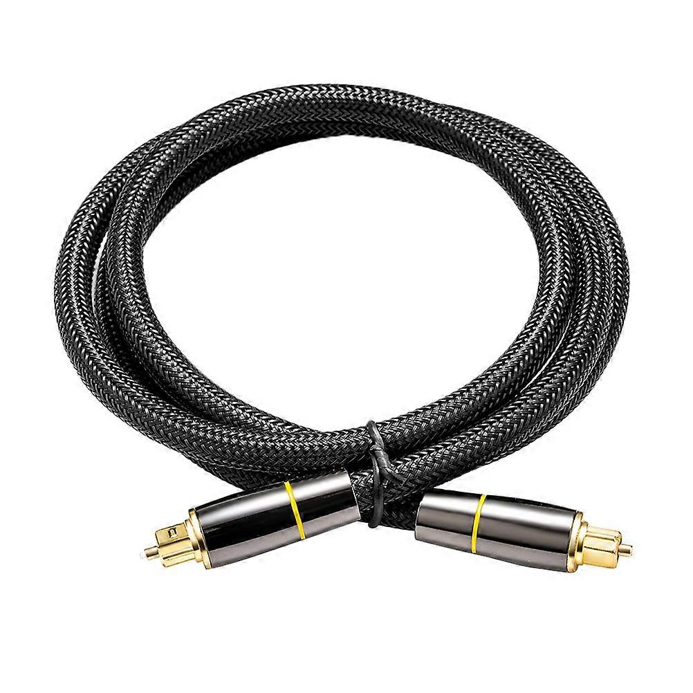 Optical Audio Cable with Fiber Optic Durable and Non-Oxidizing for Speaker Connection