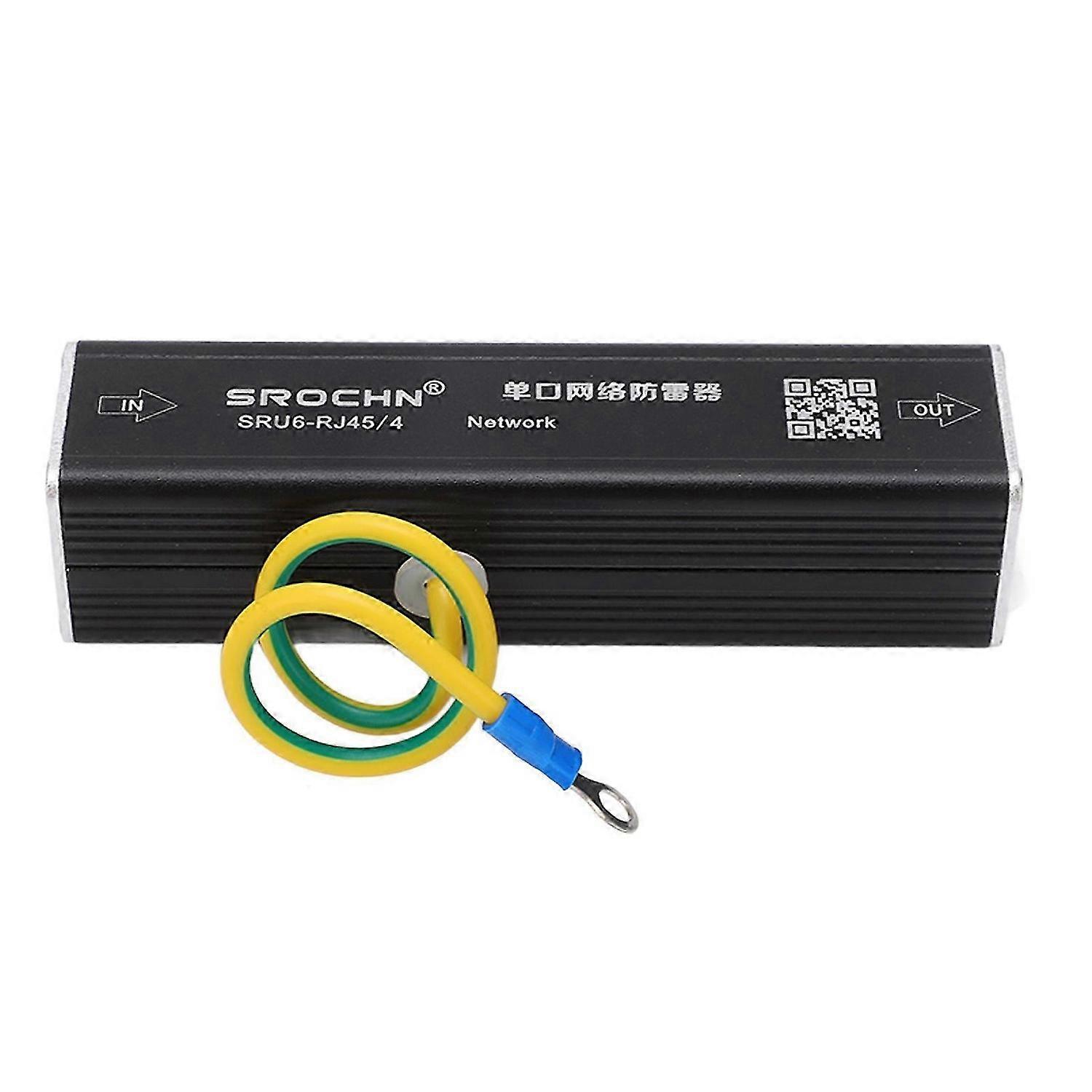 Ethernet Surge Protector RJ45 Lightning Suppressor Thunder Arrestor for Protection 5V