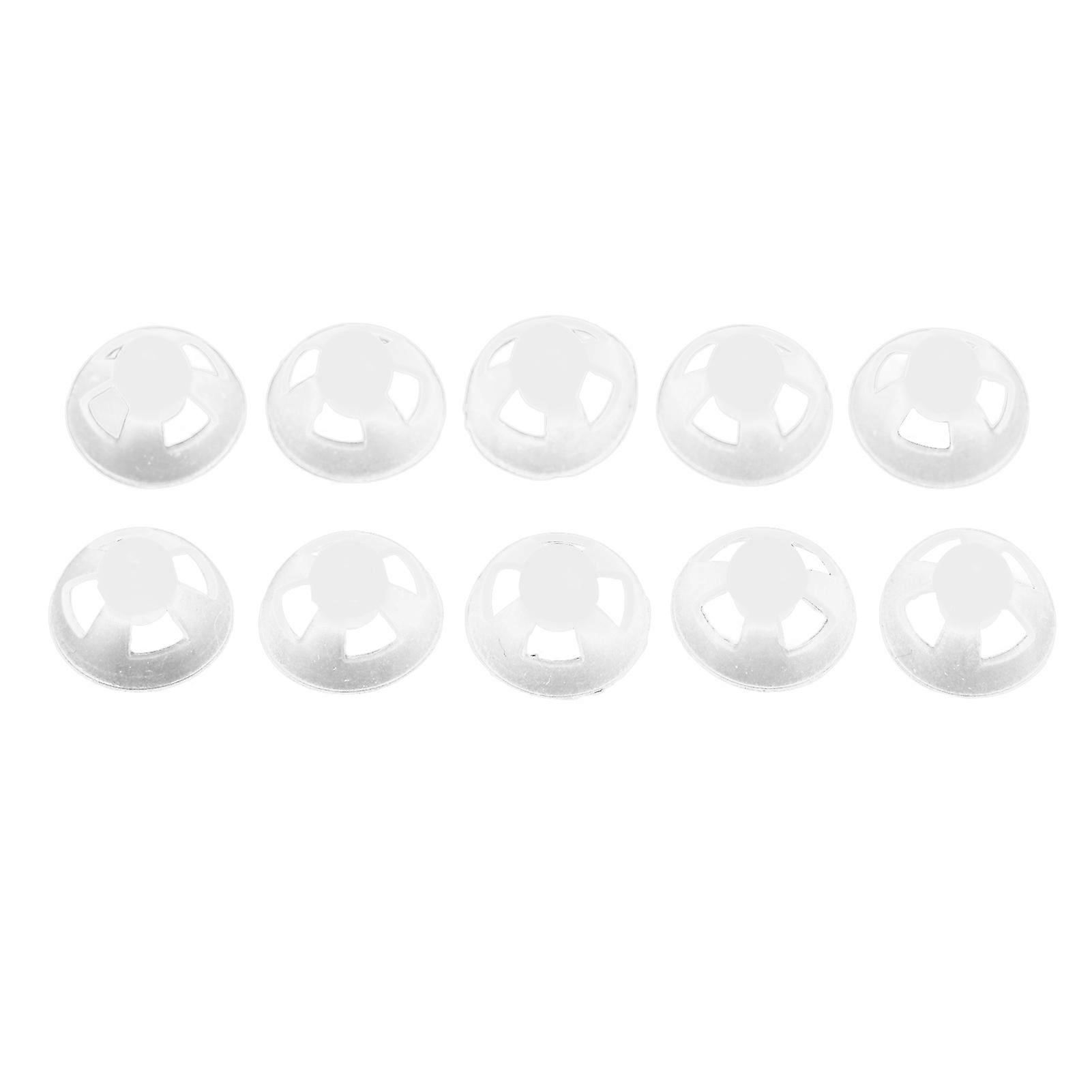 10PCS Domes Single Layer Tips Washable Breathable Anti Static Soft Silicone Hearing Aid Ear Tip