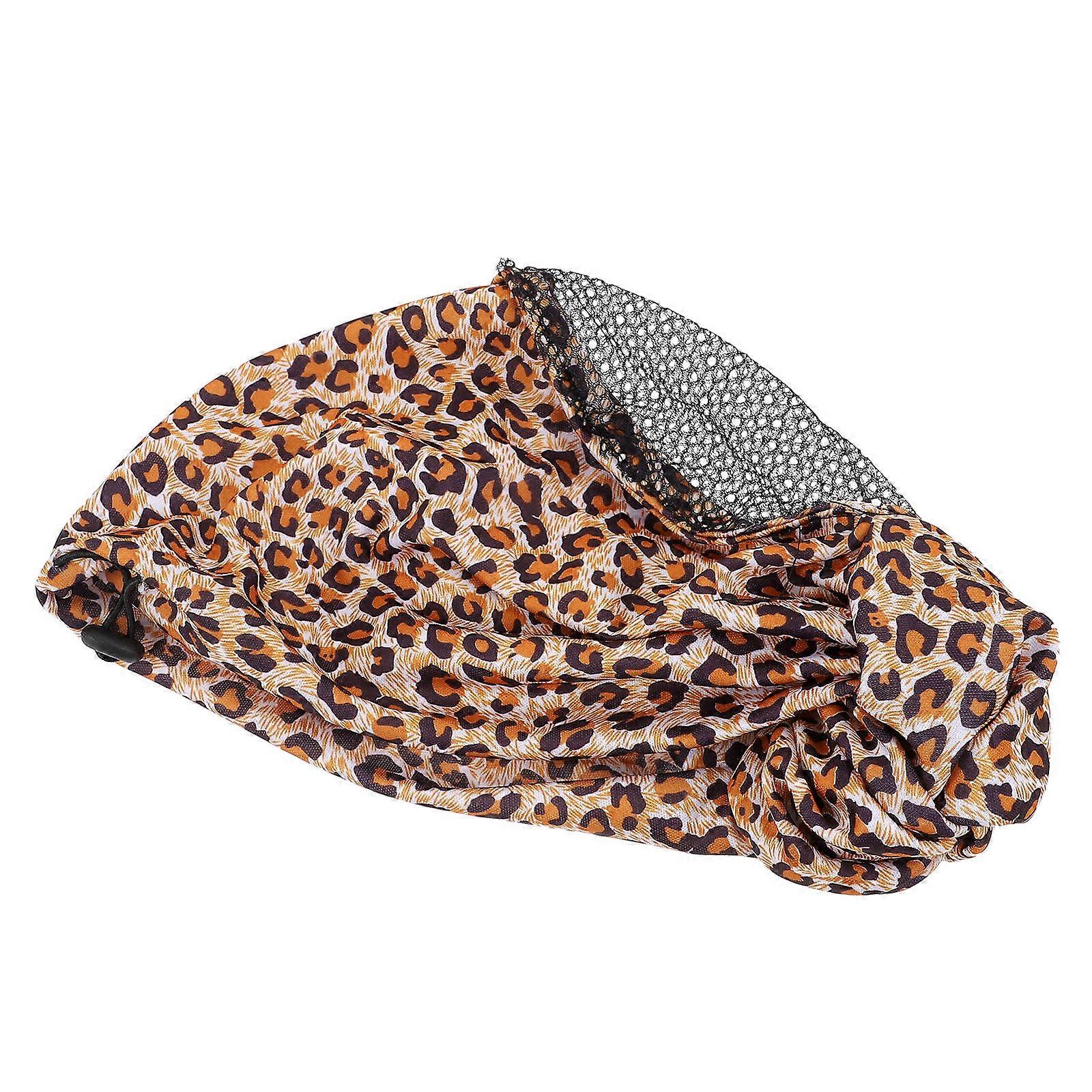 Weave Net Wig Hair Net Leopard Color Daily Life Breathable 1Set