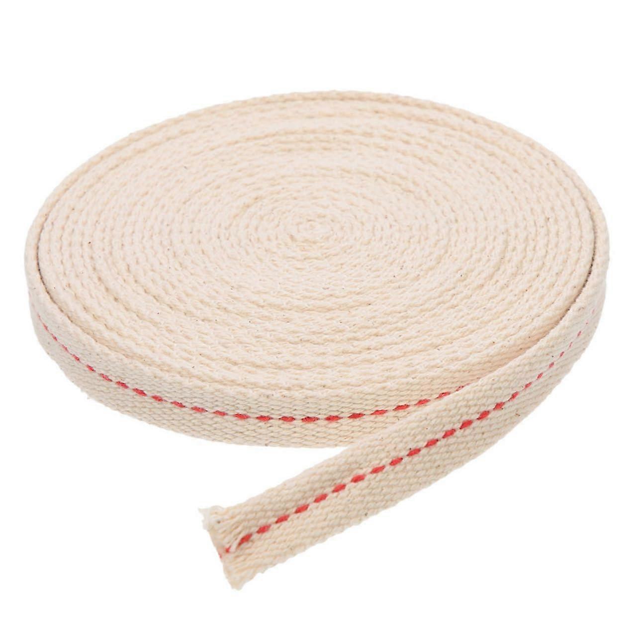 Cotton Oil Lamp Wick for Kerosene Lanterns and Candles, Braided Smokeless Replacement Wick, 1 Roll Durable and Effective