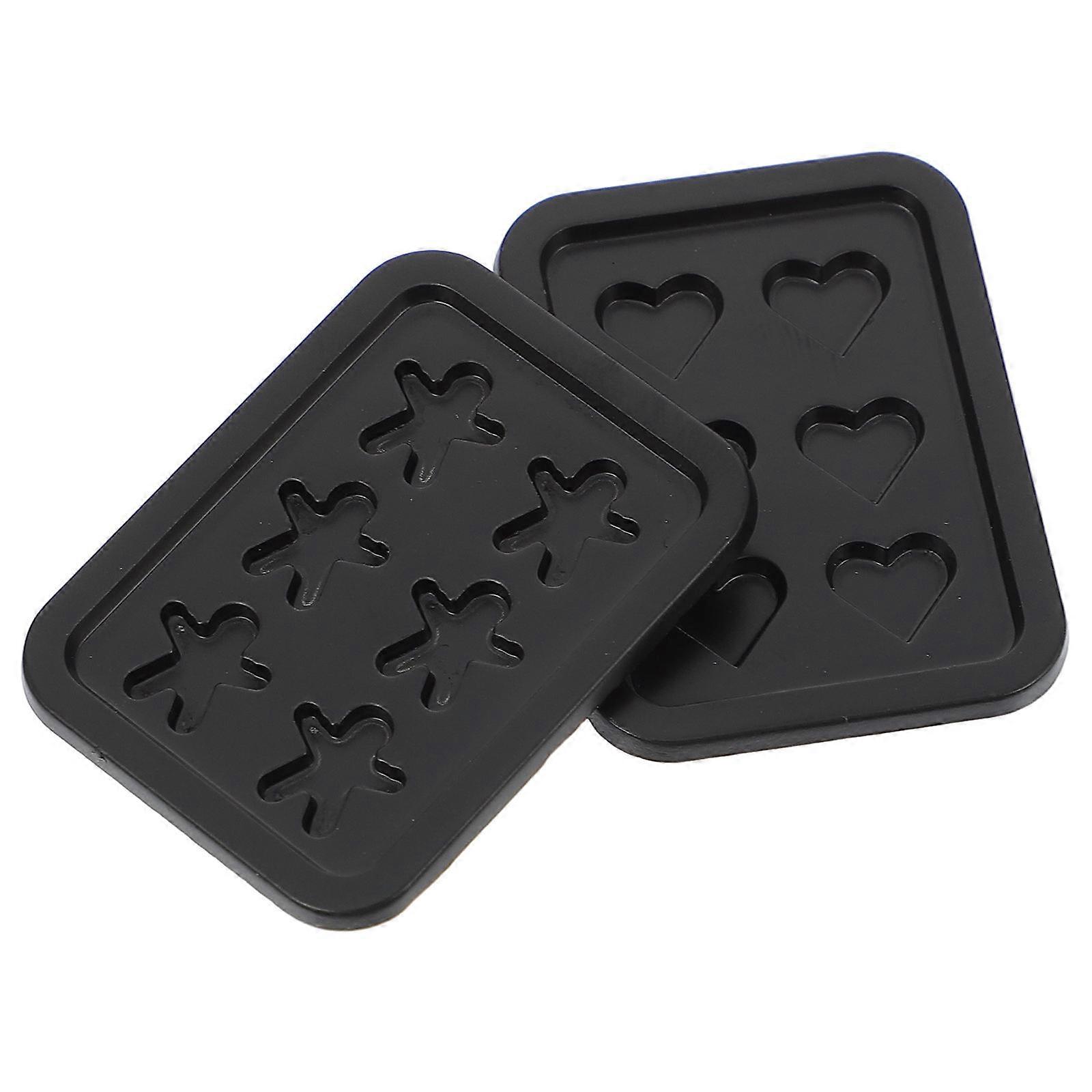 Miniature Baking Tray Replacement for Old or Broken Trays Kindergarten Activities 4pcs Black