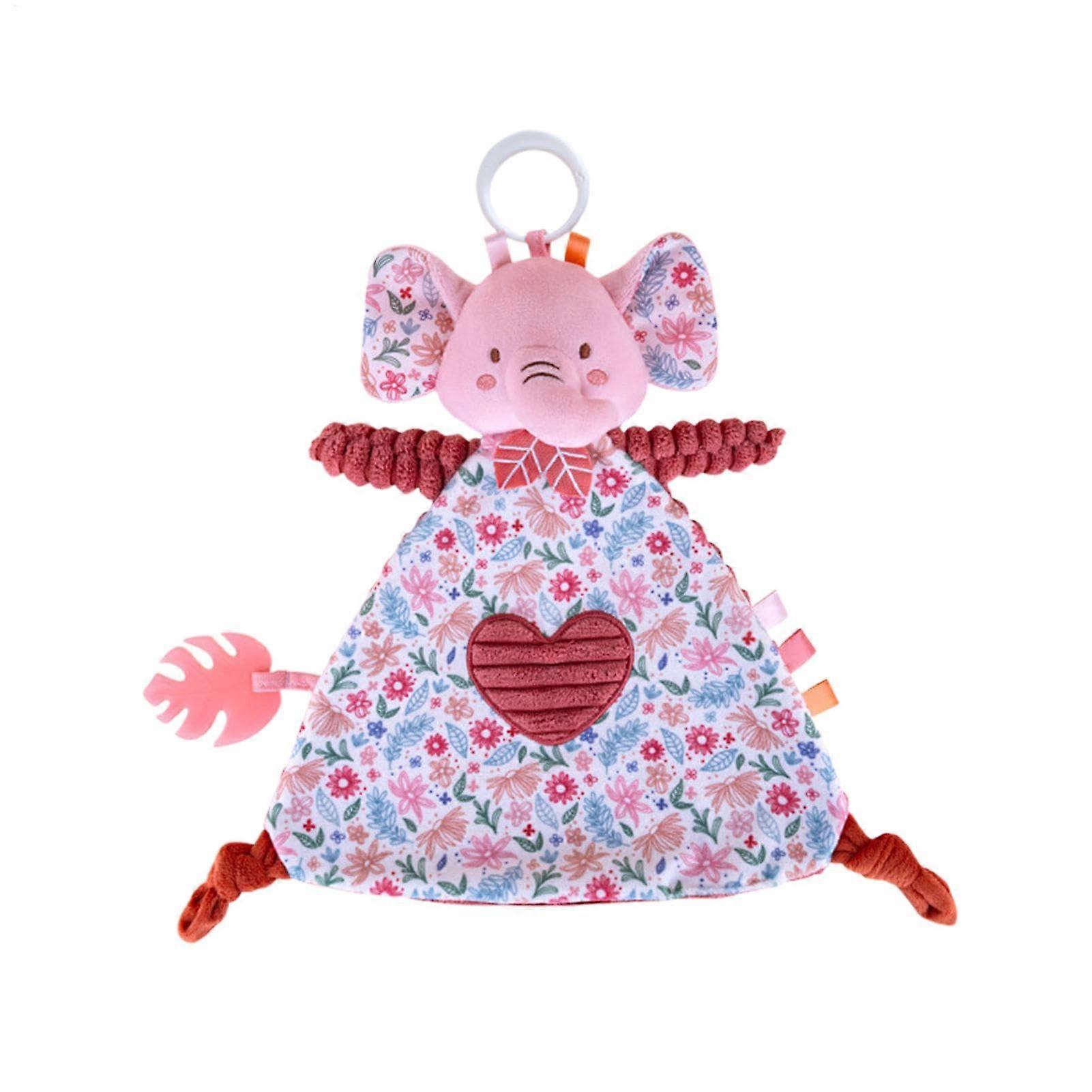 Plush Blanket for Kids Pink Elephant