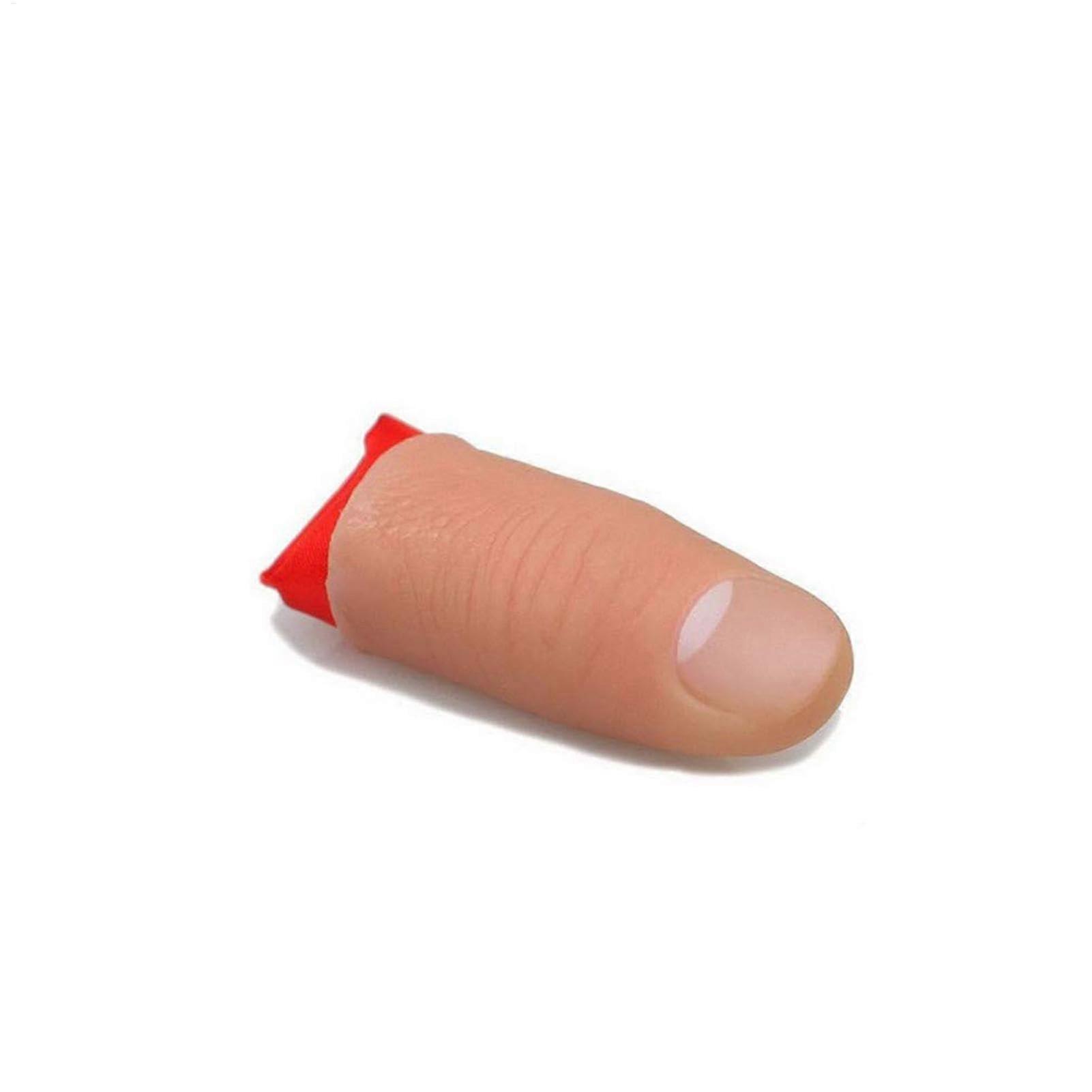 Magic Trick False Finger Set, Rubber Thumb Tip for Party Tricks, Finger Cloth for Magicians, Ingenious Magic Props