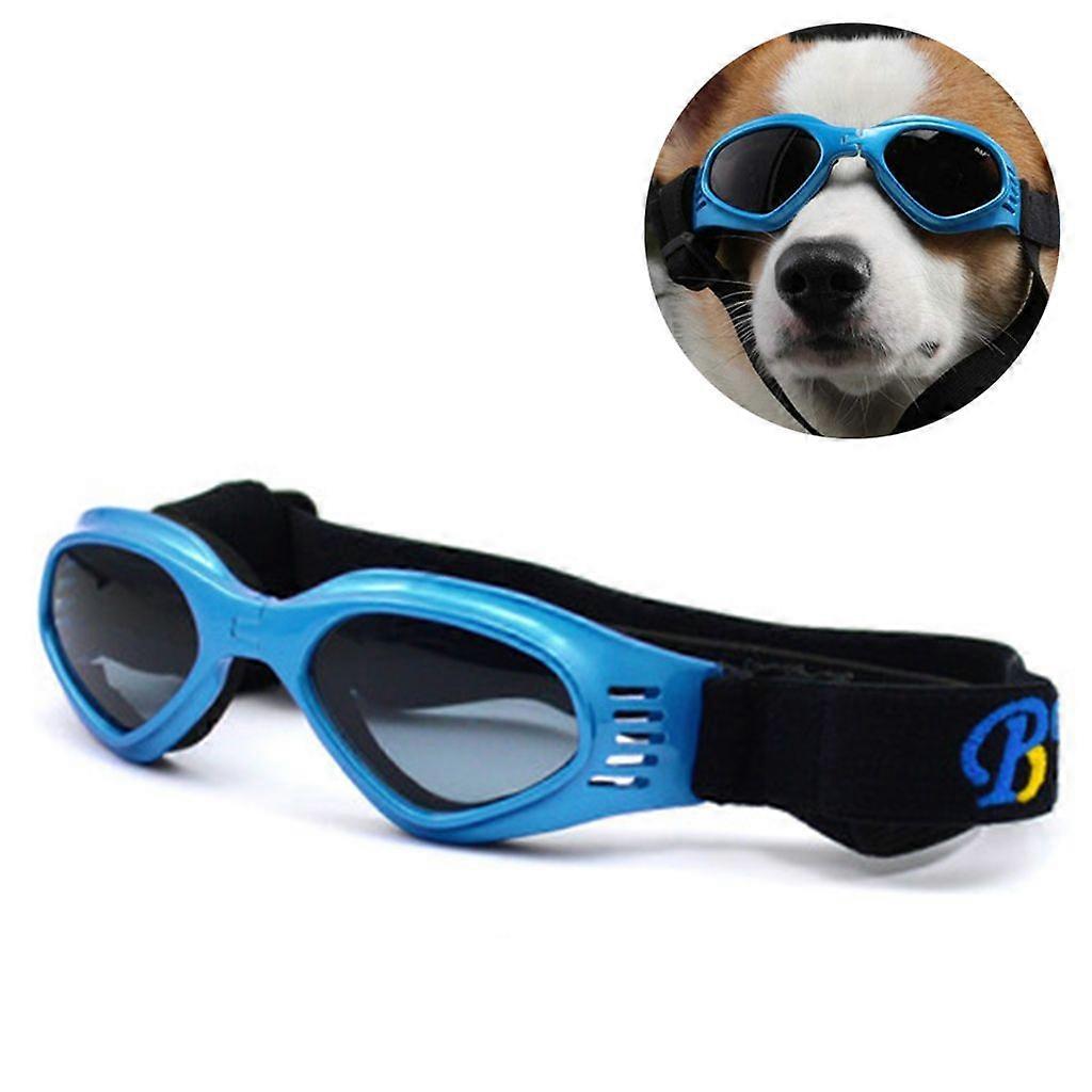 Dog Sunglasses with Adjustable Strap Suitable for UV Sunglasses Waterproof Protection for Small and Medium Dogs