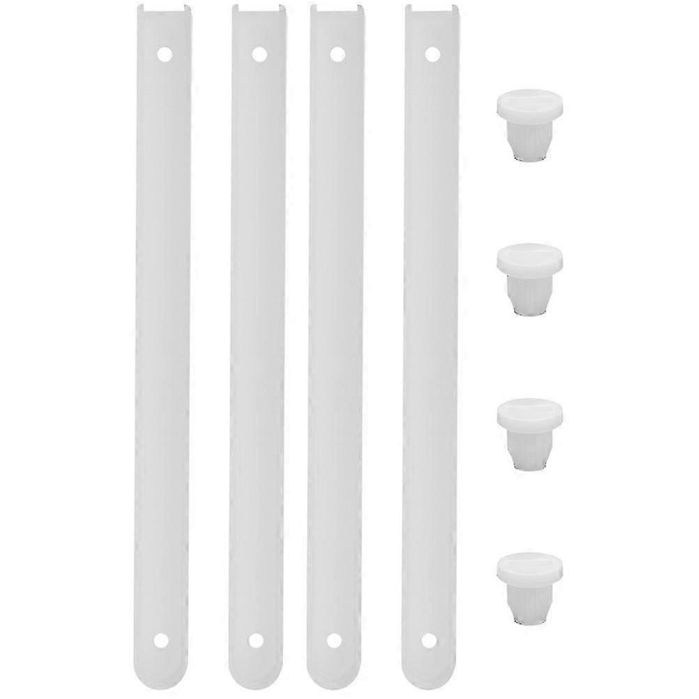 Heavy Duty Drawer Slides - 4pcs Cabinet Cupboard Track Guides for Smooth and Quiet Operation