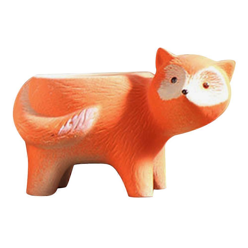 Creative Flower Pot Cartoon Style Ceramic Decoration 5.1×3.1×2.4in Gardening Container 1Pack