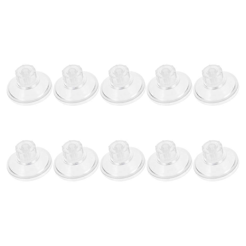 Thread Screw Nut Pull Suction Cups for Glass Surface Attachment Easy Installation and Removal 10Set