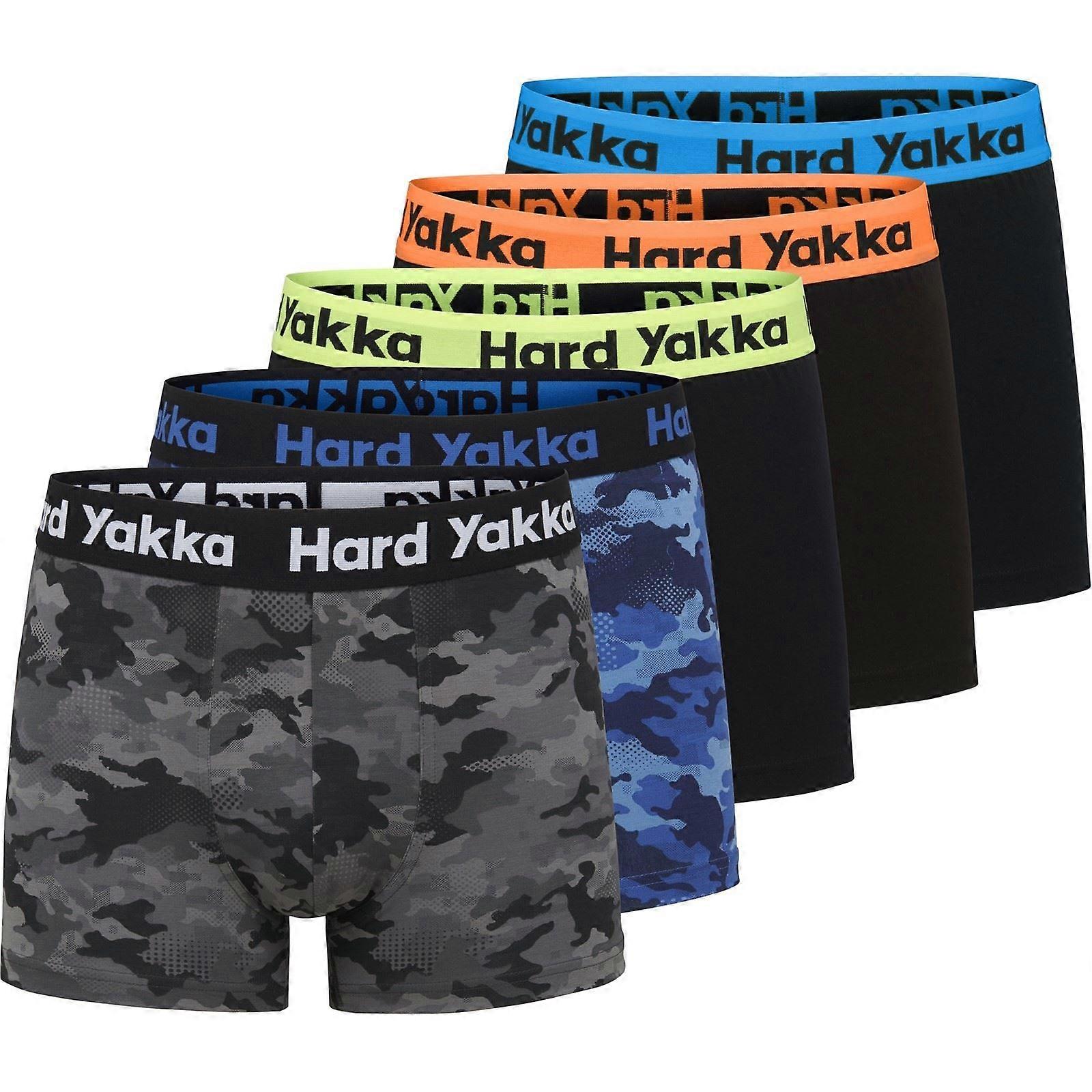 Hard Yakka Cotton Men's Multicoloured Underwear Trunks