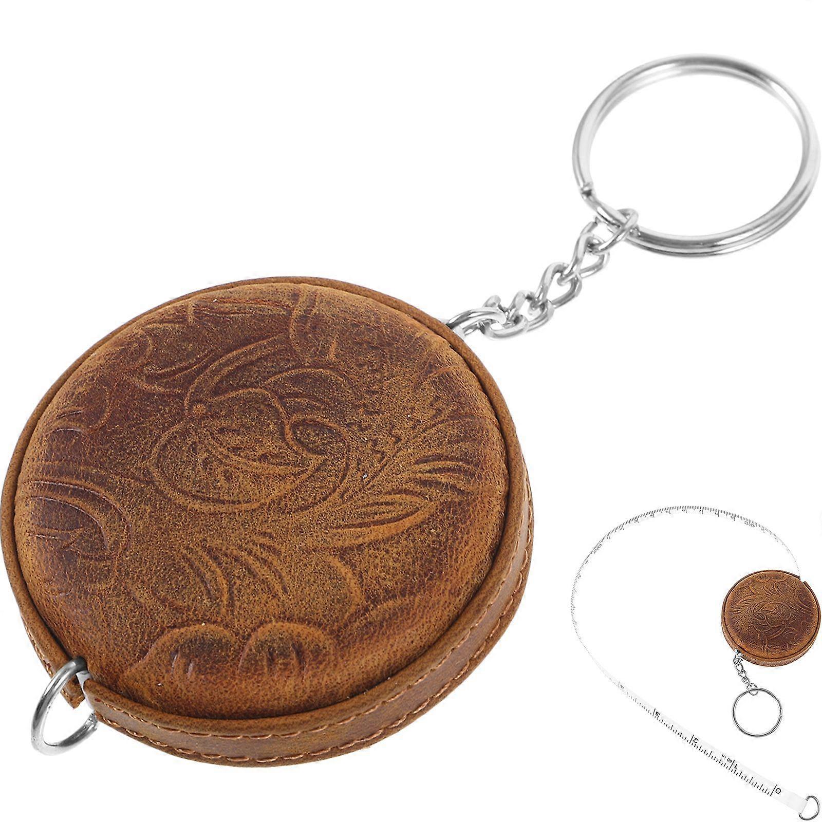 Vintage Measuring Tape Mini Tape Measure Retractable Tape Measure Portable Measuring Tape with Keychain