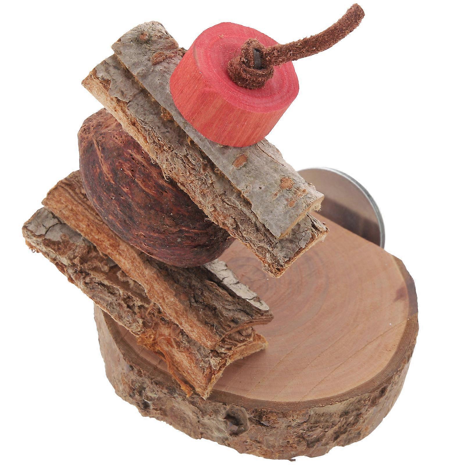 Bird Foraging Hanging Toy Parrot Chew Toy 8.5x7.1x10cm Foraging 1 Set