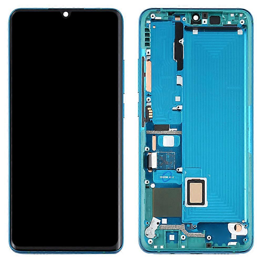 For Xiaomi Mi Note 10 / Note 10 Pro / CC9 Pro Grade C LCD Screen and Digitizer Assembly + Frame Part (TFT Technology) (Without Logo) - Green