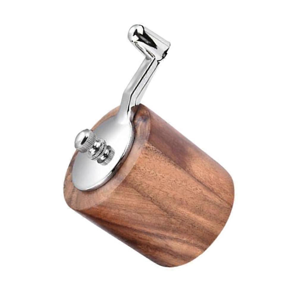 Brown Stainless Steel and Ceramic Pepper Mill for Fresh Grinding of Spices and 7 oz